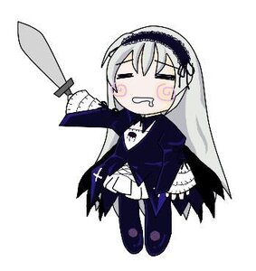 Rating: Safe Score: 0 Tags: 1girl chibi hairband holding holding_weapon image lolita_hairband long_hair long_sleeves simple_background solo suigintou sword weapon white_background User: admin