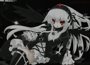 Rating: Safe Score: 0 Tags: 1girl black_wings breasts dress flower frills hairband image lolita_fashion lolita_hairband long_hair long_sleeves looking_at_viewer red_eyes rose solo suigintou thighhighs very_long_hair wings zettai_ryouiki User: admin