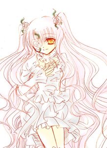 Rating: Safe Score: 0 Tags: 1girl auto_tagged dress eyepatch flower frills hair_flower hair_ornament image kirakishou long_hair looking_at_viewer pink_hair rose smile solo thorns very_long_hair vines yellow_eyes User: admin