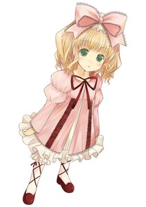 Rating: Safe Score: 0 Tags: 1girl :o auto_tagged blonde_hair bloomers blush bow dress dutch_angle expressionless frills full_body green_eyes hair_bow hina_ichigo hinaichigo image long_sleeves looking_at_viewer mizuki_makoto open_mouth petticoat photoshop_(medium) pink_bow pink_dress puffy_sleeves ribbon rozen_maiden shoes short_hair simple_background solo standing underwear white_background User: admin