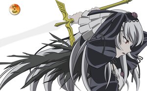 Rating: Safe Score: 0 Tags: 1girl auto_tagged dress flower frills image long_hair long_sleeves red_eyes ribbon rose solo suigintou upper_body white_background wings User: admin