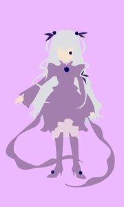 Rating: Safe Score: 0 Tags: 1girl barasuishou black_dress blue_eyes butterfly dress full_body image long_hair long_sleeves purple_background purple_theme simple_background solo standing very_long_hair User: admin