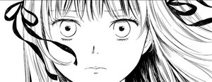 Rating: Safe Score: 0 Tags: 1girl close-up closed_mouth face greyscale hair_ribbon image looking_at_viewer monochrome ribbon simple_background solo suigintou white_background User: admin