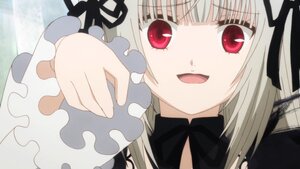 Rating: Safe Score: 0 Tags: 1girl :d bangs black_ribbon detached_collar eyebrows_visible_through_hair frills image long_hair looking_at_viewer open_mouth red_eyes ribbon silver_hair smile solo suigintou User: admin