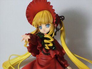 Rating: Safe Score: 0 Tags: 1girl bangs blonde_hair blue_eyes bonnet bow doll dress flower green_bow grey_background long_hair long_sleeves looking_at_viewer red_dress shinku simple_background solo twintails very_long_hair User: admin
