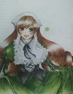 Rating: Safe Score: 0 Tags: 1girl :d auto_tagged brown_hair dress frills green_dress green_eyes head_scarf heterochromia image long_hair long_sleeves looking_at_viewer open_mouth red_eyes simple_background smile solo suiseiseki traditional_media very_long_hair watercolor_(medium) User: admin