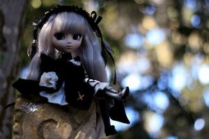 Rating: Safe Score: 0 Tags: 1girl bangs black_ribbon blurry blurry_background depth_of_field doll dress frills gothic_lolita hairband lolita_fashion lolita_hairband long_hair long_sleeves looking_at_viewer ribbon signature solo suigintou very_long_hair User: admin