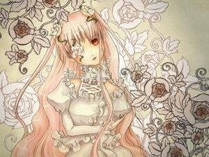 Rating: Safe Score: 0 Tags: 1girl dress expressionless flower frills image kirakishou long_hair looking_at_viewer pink_eyes pink_hair red_eyes rose solo upper_body very_long_hair User: admin