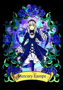 Rating: Safe Score: 0 Tags: 1girl blue_bow blue_flower blue_rose dress flower frills full_body hairband image long_hair looking_at_viewer purple_flower purple_rose red_eyes rose smile solo suigintou thorns transparent_background vines wings User: admin