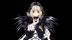 Rating: Safe Score: 0 Tags: 1girl black_background black_dress black_ribbon black_wings dress eyebrows_visible_through_hair feathered_wings frills hairband image lolita_fashion lolita_hairband long_sleeves looking_at_viewer red_eyes ribbon simple_background solo suigintou wings User: admin