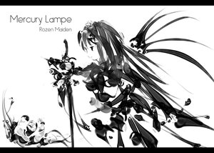 Rating: Safe Score: 0 Tags: 1girl akuma_homura black_border border elbow_gloves gloves greyscale image letterboxed long_hair monochrome solo suigintou thighhighs twintails white_background wings User: admin