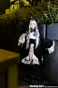 Rating: Safe Score: 0 Tags: 1girl blurry closed_eyes depth_of_field dress flower long_hair long_sleeves rose sitting solo standing suigintou white_hair User: admin