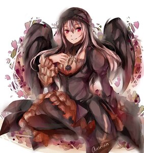 Rating: Safe Score: 0 Tags: 1girl bangs black_dress black_wings dress frills gothic_lolita grey_hair hairband image lolita_fashion long_hair long_sleeves looking_at_viewer red_eyes silver_hair smile solo suigintou wide_sleeves wings User: admin