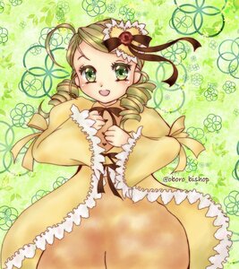 Rating: Safe Score: 0 Tags: 1girl ahoge blonde_hair bow dress drill_hair frills green_eyes image kanaria long_sleeves open_mouth ribbon smile solo twin_drills yellow_dress User: admin
