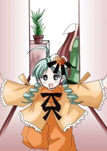 Rating: Safe Score: 0 Tags: 2girls :d ahoge dress drill_hair flower green_hair image kanaria long_hair long_sleeves multiple_girls open_mouth orange_dress pair plant potted_plant sleeves_past_wrists solo standing suiseiseki twin_drills wide_sleeves User: admin