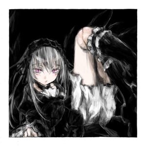Rating: Safe Score: 0 Tags: 1girl artist_request black_dress black_wings boots doll_joints dress frills hairband image joints knee_boots lolita_fashion long_hair long_sleeves looking_at_viewer pale_skin pink_eyes rose rozen_maiden silver_hair solo suigintou wings User: admin