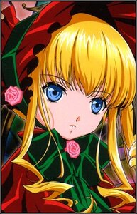 Rating: Safe Score: 0 Tags: 1girl auto_tagged bangs blonde_hair blue_eyes blush bonnet bow drill_hair flower image long_hair looking_at_viewer marker_(medium) pink_flower pink_rose rose shinku sidelocks simple_background solo traditional_media User: admin