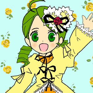 Rating: Safe Score: 0 Tags: 1girl :d ahoge flower green_eyes green_hair image kanaria open_mouth orange_flower red_rose rose smile solo sunflower twin_drills yellow_flower yellow_rose User: admin