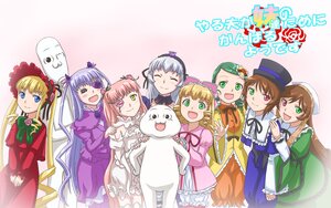 Rating: Safe Score: 0 Tags: 6+girls :d blonde_hair blue_eyes blush bonnet bow brown_hair dress green_eyes hairband hat hina_ichigo image kanaria long_hair long_sleeves multiple multiple_girls one_eye_closed open_mouth pink_bow pink_dress purple_dress red_dress red_eyes shinku siblings silver_hair sisters smile souseiseki suigintou suiseiseki tagme twins twintails very_long_hair User: admin