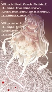 Rating: Safe Score: 0 Tags: 1girl bow dress eyepatch flower frills image kirakishou long_hair rose silver_hair solo thighhighs very_long_hair yellow_eyes User: admin