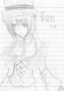 Rating: Safe Score: 0 Tags: 1girl alice_margatroid capelet frills image long_sleeves looking_at_viewer monochrome short_hair sketch solo souseiseki User: admin