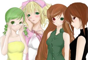 Rating: Safe Score: 0 Tags: 4girls bare_shoulders blonde_hair blush bow brown_hair glasses green_eyes heterochromia hina_ichigo image long_hair long_sleeves looking_at_viewer multiple multiple_girls pink_bow red_eyes short_hair siblings sisters sleeveless smile souseiseki suiseiseki tagme twins User: admin