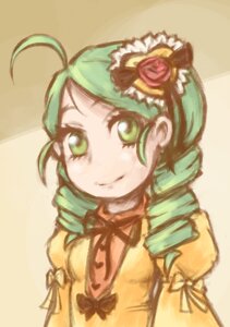 Rating: Safe Score: 0 Tags: 1girl ahoge auto_tagged bow dress drill_hair flower green_eyes green_hair heart_hair_ornament image kanaria looking_at_viewer ribbon rose smile solo twin_drills upper_body User: admin