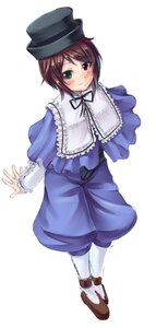Rating: Safe Score: 0 Tags: 1girl asa_(swallowtail) bangs black_headwear blue_dress blush bow brown_hair capelet collar dress eyebrows_visible_through_hair frills full_body green_eyes hat heterochromia image legs_together long_sleeves looking_at_viewer outstretched_arms pantyhose photoshop_(medium) red_eyes rozen_maiden shoes short_hair simple_background smile solo souseiseki spread_fingers standing tareme top_hat white_background white_legwear User: admin