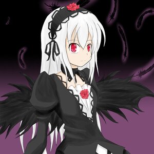 Rating: Safe Score: 0 Tags: 1girl black_dress black_feathers black_wings dress feathered_wings feathers flower hairband image juliet_sleeves lolita_fashion long_hair long_sleeves looking_at_viewer red_eyes red_flower ribbon rose smile solo suigintou white_feathers white_hair wings User: admin