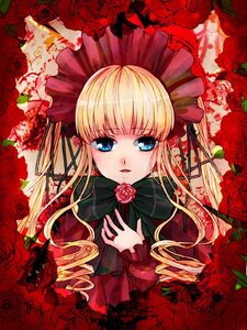 Rating: Safe Score: 0 Tags: 1girl blonde_hair blue_eyes capelet dress drill_hair flower image long_hair looking_at_viewer pink_rose purple_rose red_capelet red_flower red_rose rose rose_petals shinku solo thorns twintails User: admin