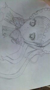 Rating: Safe Score: 0 Tags: 1girl bow bowtie hairband image long_hair looking_at_viewer monochrome photo shinku sketch solo traditional_media upper_body User: admin