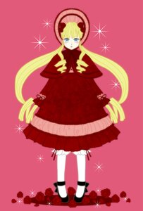 Rating: Safe Score: 0 Tags: 1girl blonde_hair blue_eyes bonnet bow dress drill_hair flower full_body image long_hair long_sleeves looking_at_viewer pink_flower pink_rose red_dress red_flower red_rose red_theme rose shinku shoes solo sparkle standing very_long_hair User: admin
