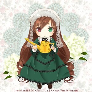 Rating: Safe Score: 0 Tags: 1girl brown_hair dress drill_hair frills full_body green_dress green_eyes head_scarf heterochromia holding image long_hair long_sleeves looking_at_viewer red_eyes solo suiseiseki very_long_hair watering_can User: admin