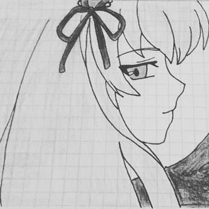 Rating: Safe Score: 0 Tags: 1girl argyle argyle_background checkered checkered_background greyscale hair_ribbon image monochrome ribbon sketch solo suigintou tiles User: admin