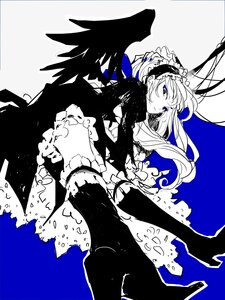 Rating: Safe Score: 0 Tags: 1girl boots dress frills gothic_lolita hairband high_heel_boots image lolita_fashion lolita_hairband long_hair long_sleeves monochrome solo suigintou wings User: admin