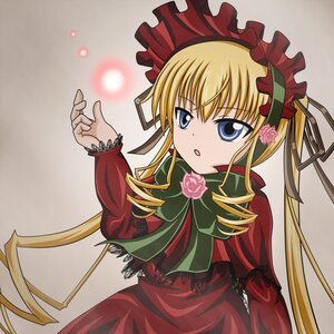 Rating: Safe Score: 0 Tags: 1girl blonde_hair blue_eyes bonnet bow bowtie capelet dress drill_hair flower frills image long_hair long_sleeves pink_flower pink_rose red_capelet red_dress ribbon rose shinku solo twintails User: admin