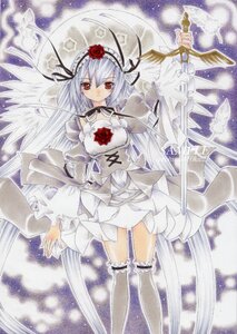 Rating: Safe Score: 0 Tags: 1girl dress flower frills full_moon hairband image lolita_hairband long_hair marker_(medium) moon red_eyes rose silver_hair solo suigintou thighhighs traditional_media very_long_hair wings User: admin