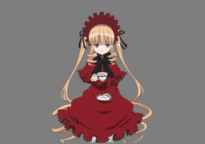 Rating: Safe Score: 0 Tags: 1girl blonde_hair blue_eyes bonnet cup dress flower full_body holding holding_cup image long_hair looking_at_viewer red_dress saucer shinku sitting smile solo tea teacup transparent_background twintails very_long_hair User: admin