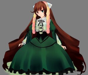 Rating: Safe Score: 0 Tags: 1girl brown_hair dress frills green_dress green_eyes heterochromia image long_hair long_sleeves looking_at_viewer red_eyes ribbon solo suiseiseki twintails very_long_hair User: admin