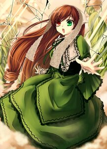 Rating: Safe Score: 0 Tags: 1girl bad_id bad_pixiv_id brown_hair corset crack dress drill_hair frills green_dress green_eyes hairband head_scarf heterochromia highres image long_hair long_sleeves looking_at_viewer open_mouth red_eyes rozen_maiden solo suiseiseki twin_drills twintails very_long_hair visualcat watering_can User: admin