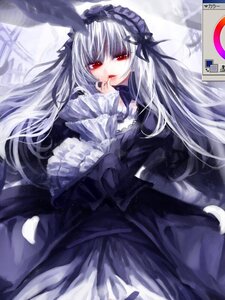 Rating: Safe Score: 0 Tags: 1girl black_dress black_wings dress frills hairband image long_hair long_sleeves looking_at_viewer red_eyes rose silver_hair solo suigintou very_long_hair wings User: admin