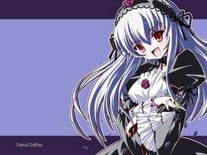 Rating: Safe Score: 3 Tags: 1girl :d albino black_dress dress flower frills gothic hairband image imageboard_desourced juliet_sleeves long_hair long_sleeves looking_at_viewer non-web_source open_mouth outline red_eyes ribbon rose rozen_maiden shinshin silver_hair smile solo suigintou upper_body white_hair wings User: admin