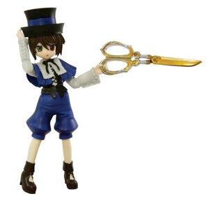 Rating: Safe Score: 0 Tags: 1boy brown_hair doll full_body gloves green_eyes hat heterochromia long_sleeves pants ribbon shorts solo souseiseki standing top_hat white_background User: admin