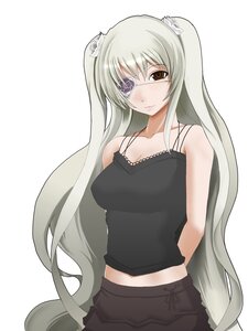 Rating: Safe Score: 0 Tags: 1girl arms_behind_back bare_shoulders blush breasts brown_eyes camisole chemical-x collarbone eyepatch flower hair_ornament image kirakishou long_hair looking_at_viewer midriff navel older rozen_maiden silver_hair solo striped striped_background tank_top vertical_stripes very_long_hair User: admin