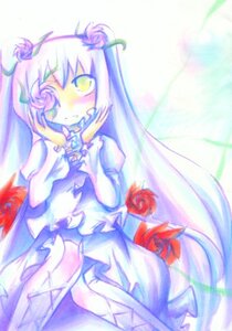 Rating: Safe Score: 0 Tags: 1girl dress flower hair_ornament image kirakishou long_hair red_flower red_rose rose solo yellow_eyes User: admin