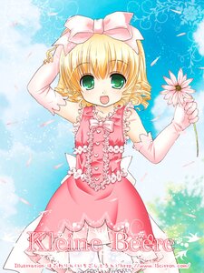 Rating: Safe Score: 0 Tags: 1girl :d blonde_hair blush bow dress elbow_gloves flower frills gloves green_eyes hair_bow hina_ichigo hinaichigo holding_flower image looking_at_viewer open_mouth pink_bow pink_dress short_hair smile solo white_gloves User: admin