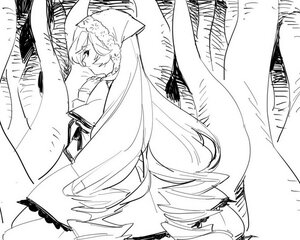 Rating: Safe Score: 0 Tags: 1girl bangs braid eyebrows_visible_through_hair fox_tail greyscale hood_up image long_hair long_sleeves monochrome solo standing suiseiseki very_long_hair white_background User: admin