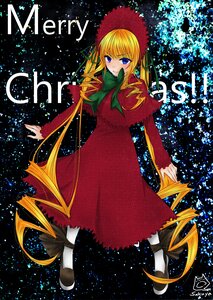 Rating: Safe Score: 0 Tags: 1girl bangs blonde_hair blue_eyes bonnet bow bowtie dress drill_hair flower full_body green_bow image long_hair long_sleeves looking_at_viewer red_dress shinku shoes solo standing twintails very_long_hair User: admin