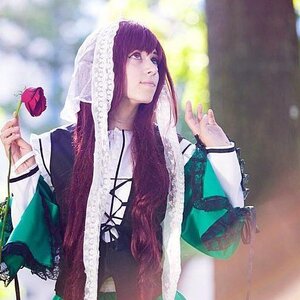 Rating: Safe Score: 0 Tags: 1girl bangs dress flower hood long_hair solo suiseiseki upper_body veil User: admin