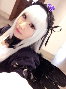 Rating: Safe Score: 0 Tags: 1girl bangs black_ribbon closed_mouth flower gothic_lolita hairband lips lolita_fashion lolita_hairband long_hair looking_at_viewer portrait red_eyes ribbon rose solo suigintou white_hair User: admin